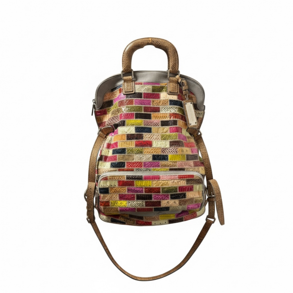 Dolce & Gabbana Patchwork Leather Handbag Multicolor