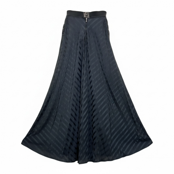 Jean Paul Gaultier  Midi Skirt Striped Textured